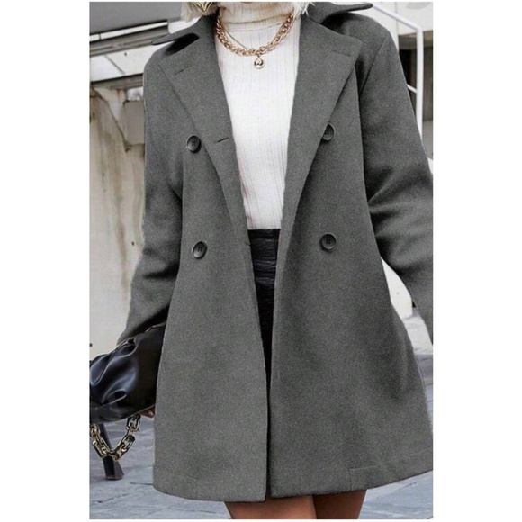 Classic Button Minimalist Jacket Coat - Picture 1 of 12